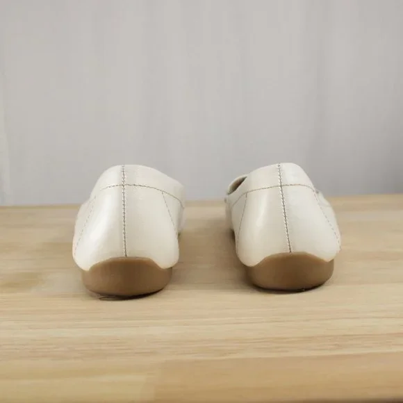 Naturalizer Cut-out White Leather Slip on Shoes 6.5 - Picture 7 of 8